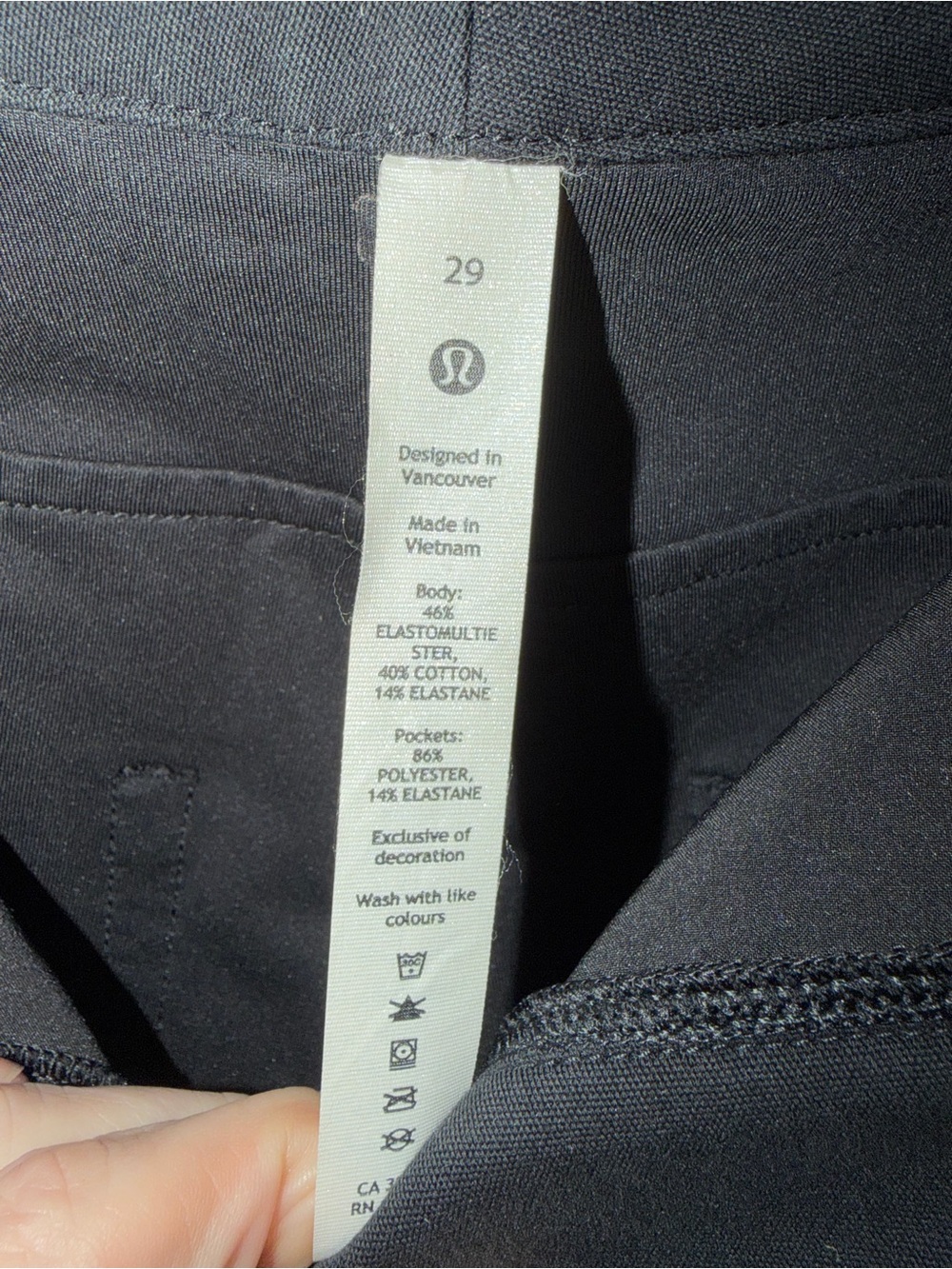 lululemon athletica Black Performance Pants - Picture 2 of 3